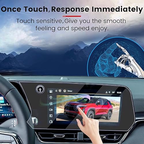 Vista 14 de GFJNFG - Protector de pantalla Equinox de 7 pulgadas para 2018-2023 2024, protector de pantalla táctil Malibu 2022 2023 2024 Equinox Malibu L LS LT