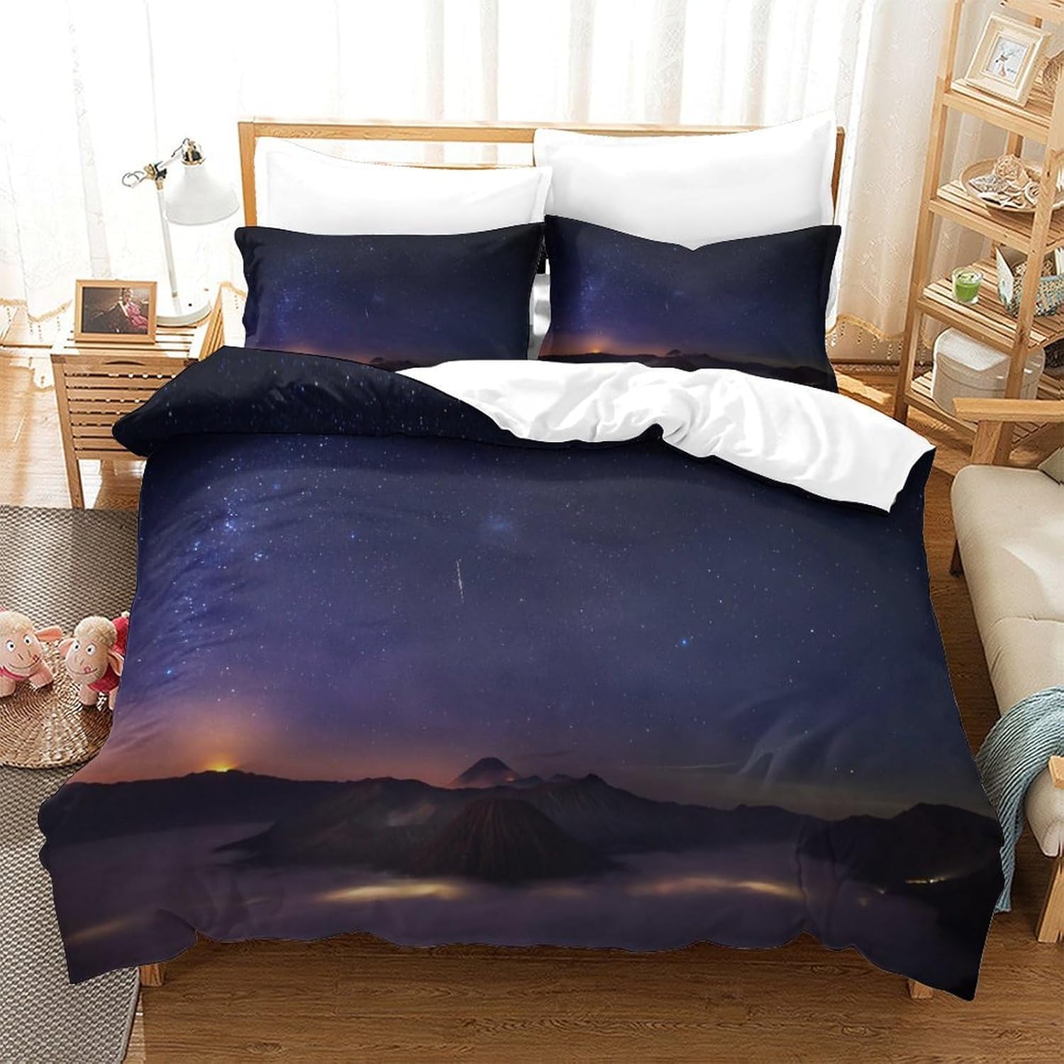 Housse de couette 135x200 zippée pour changer facilement votre linge de lit