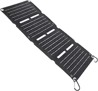 Kit de Carregador de Painel Solar Dobrável de 40 W Com Saídas USB-C e USB-A para Telefones, Bancos de Energia, Tablets, Painel Solar Portátil, Leve e Ecológico, Carregamento