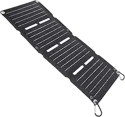 Kit de Carregador de Painel Solar Dobrável de 40 W Com Saídas USB-C e USB-A para Telefones, Bancos de Energia, Tablets, Painel Solar Portátil, Leve e Ecológico, Carregamento