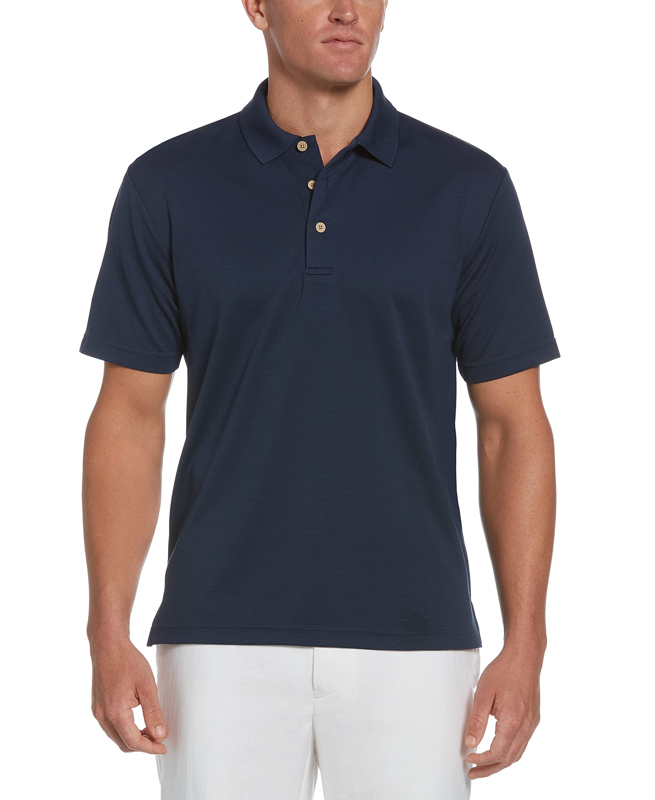 Cubavera Men's Essential Textured Performance Polo Shirt