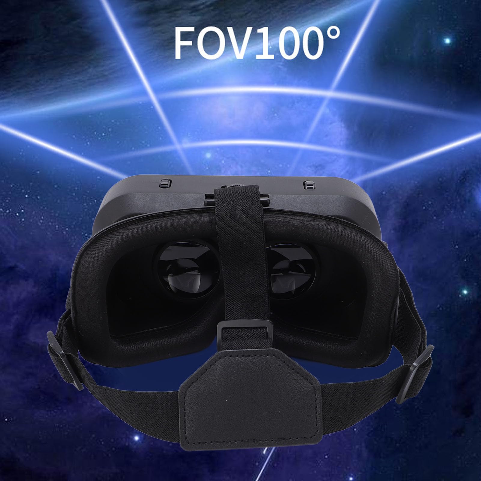 Auricolare VR per 4,7 a 7 in Telefono, Virtual Reality 3D Glasses VR Smart VR Goggles per Film di Giochi per Cellulari, da 58,5 a 70,5 Mm IPD Regolabile, per Persone con Miopia