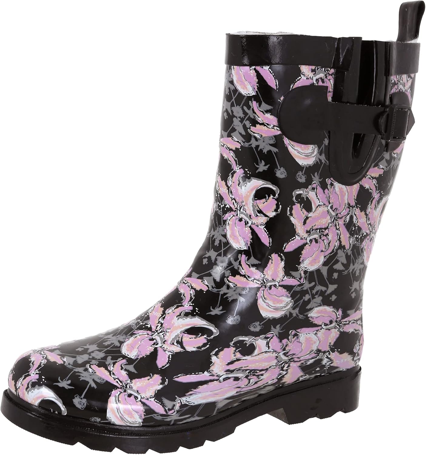 Capelli New York Ladies Mid-Calf Cozy Lined Rain Boots