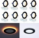 CycevSun 16 Pack Pot Lights LED 4 Inch Recessed Lighting with Night Light, Dimmable & 5CCT Selectable, Lumiere Encastre Plafond LED 4 po, 9W, cETL