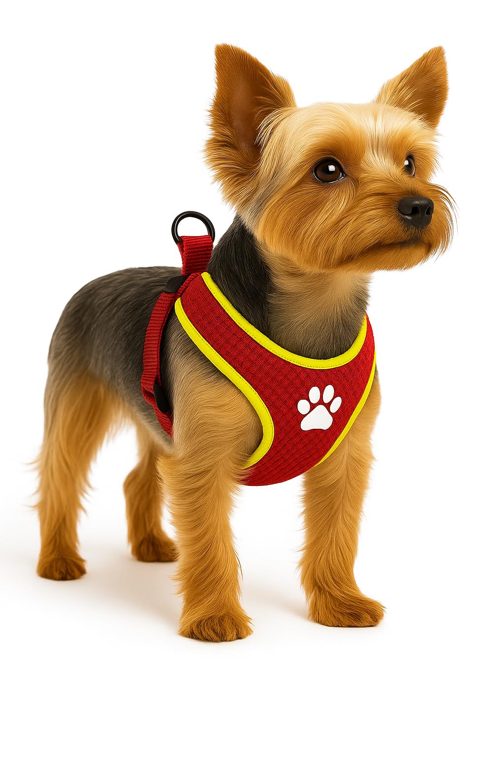 Harnais TAHSA Rouge XS pour chien de petite taille avec tour de poitrail de 45 à 50 cm