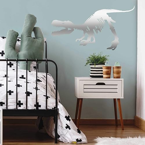 Adhesivo decorativo para pared, diseño de esqueleto de Tyrannosaurus Rex