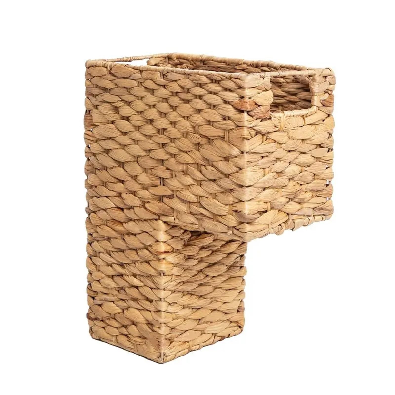 Staircase Storage Basket Stair With Handles, Baskets For Carpeted Stairs for Laundry