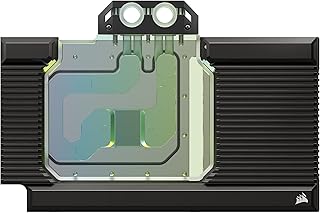 Corsair Hydro X Series XG7 RGB 4090 Strix/TUF GPU Water Block - for ASUS® ROG Strix and TUF Gaming GeForce RTX™ 4090 - Nickel-Plated Copper - Included Backplate & 5V ARGB Adapter Cable - Black
