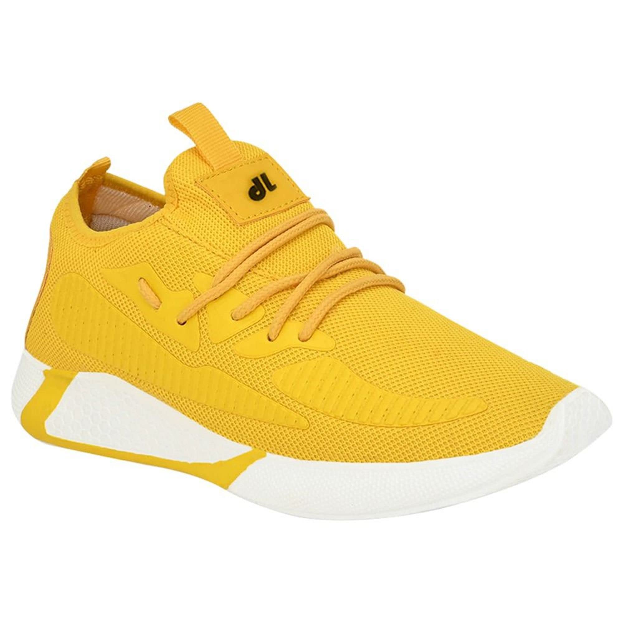 Creations Garg Men PVC Sole Casual Shoes Lastest (Yellow_9)-FITNESS-02 Yellow_9 (B09YB74DBT) Amazon Price History, Amazon Price Tracker