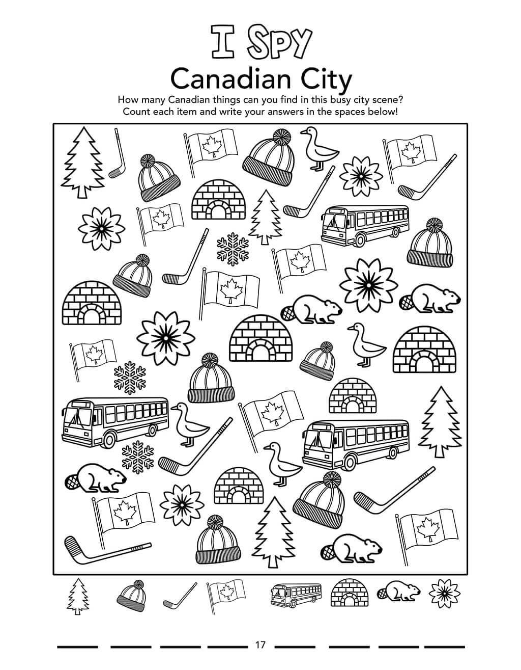 Canada Activity Book for Kids Ages 6-8: Word Searches, Colouring Pages, Mazes, Crosswords, Facts, and More