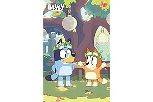 Bluey Duo Wall Poster, 22.37" x 34.00", Unframed Version