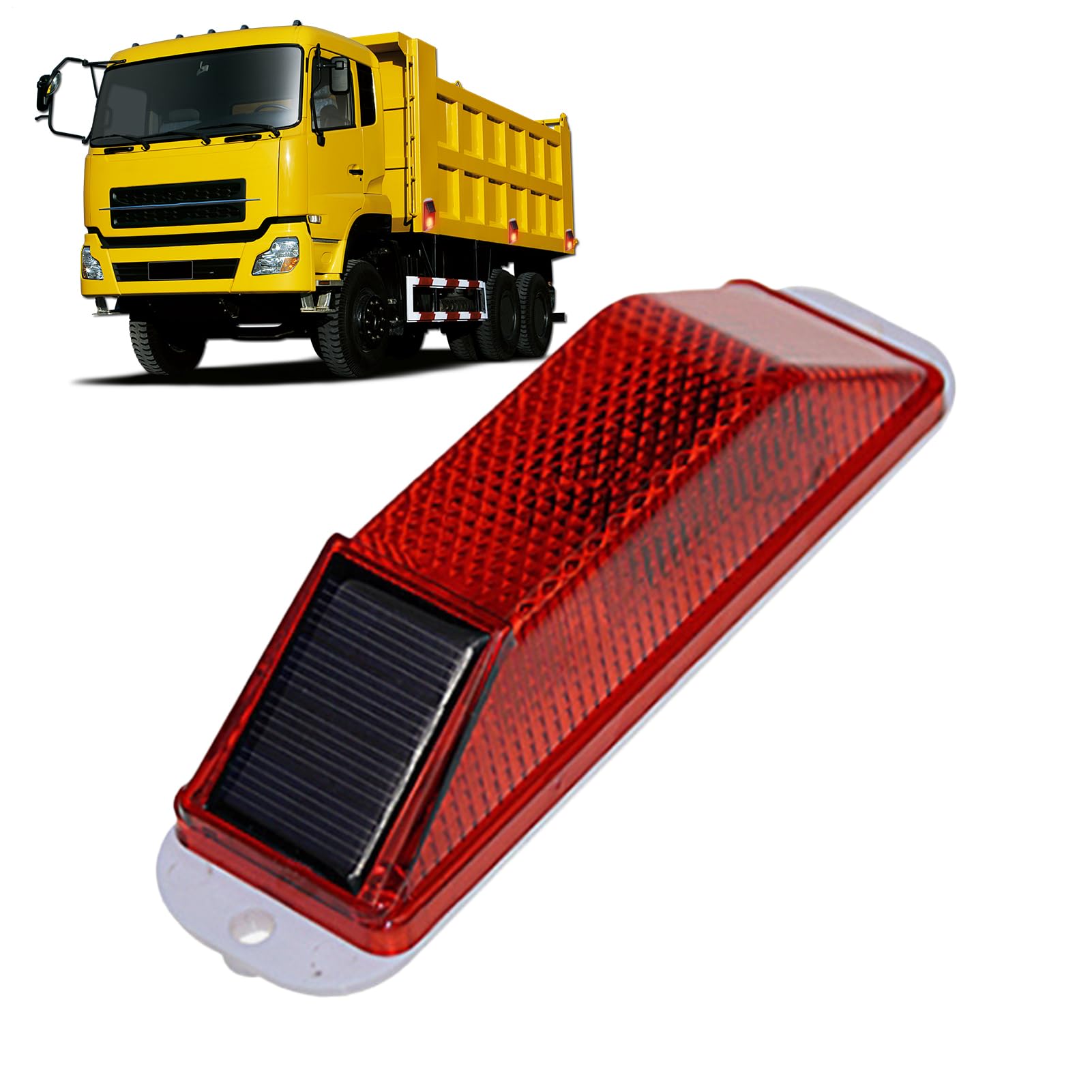 Gyrophare LED Sans Fil Rechargeable, Lumiere Stroboscopique Led, Lampe D'Avertissement Stroboscopique, Lumiere Clignotante D'Alerte Et De Securite Strobe Solaire, Accessoires D'Eclairage A Angle Regla