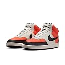 Nike Mens Court Vision Mid Turf Orange/Black-Sail Basketball Shoes UK 6 gallery image