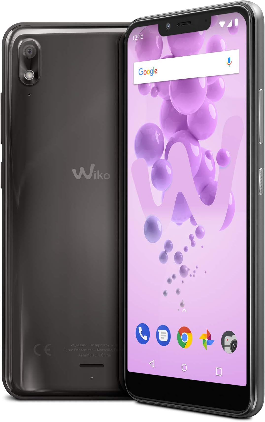 Wiko View 2 GB Antracita Smartphone – 5.93 inches/15 cm HD+ – OC 1.4GHz Cortex A53 – 2GB – 16GB – 12/5MP – 4G – Dual SIM – Android 8.1 – BAT4000M