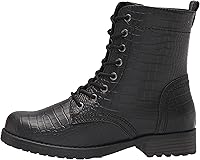 Vista 8 de Tienda Essentials - Botas de combate con cordones para mujer