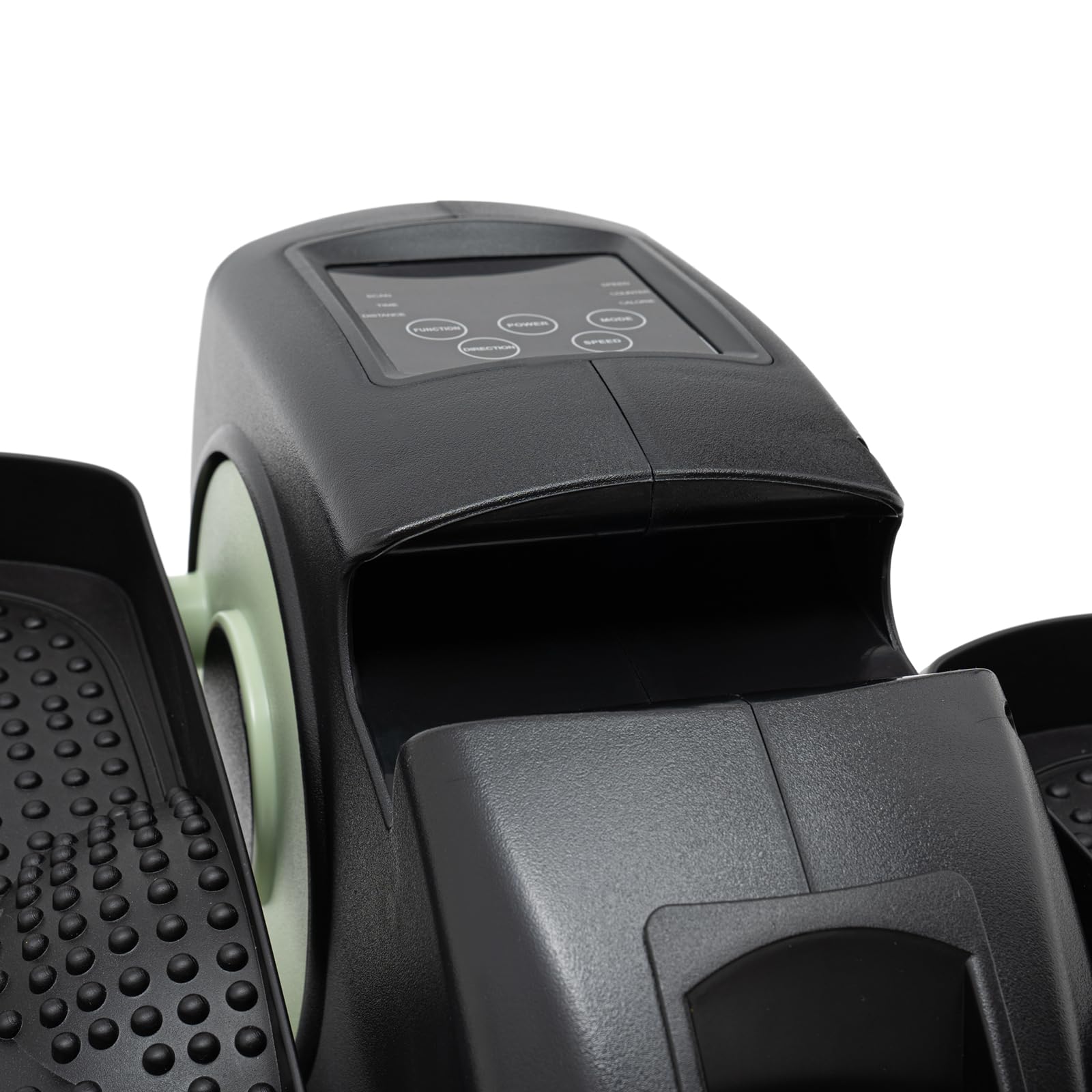 Trenażer pedałów, 60 W, mini trenażer nóg z pilotem zdalnego sterowania i ekranem LCD, 5 prędkości i 3 trybami, nośność 25 kg, mini rower treningowy dla seniorów