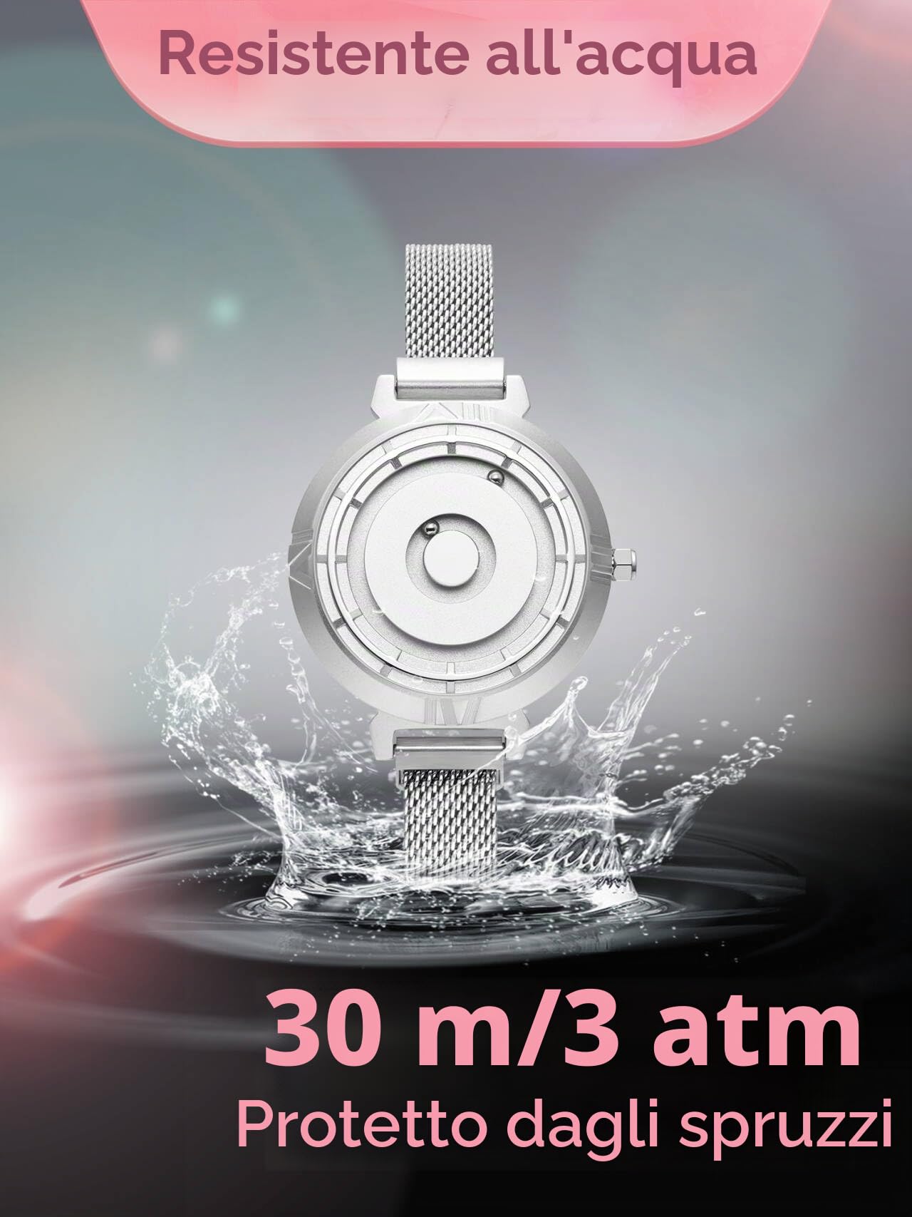 EUTOUR Ologio Donna Magnetico Lusso Fashion Nessun Vetro Cuscinetto a Sfera Quarzo Orologi da Polso da Donna 36mm