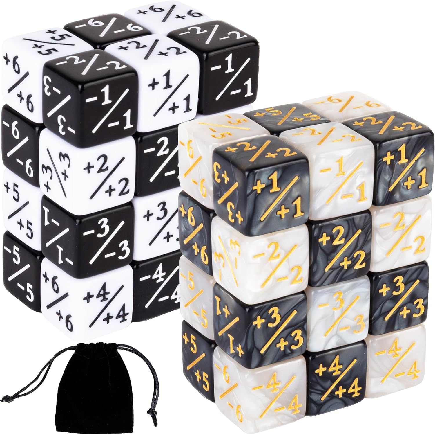 48 Pieces Magic The Gathering Dice Counters MTG Counter Dice Sets Tokens Accessories