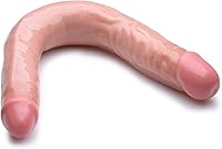 Vista 1 de SexFlesh Pene doble realista de 16 pulgadas, carne (AF204-L)