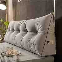 Cuscino Schienale Letto | Con Tasca Laterale - Per Lettura E Relax - Foto 3