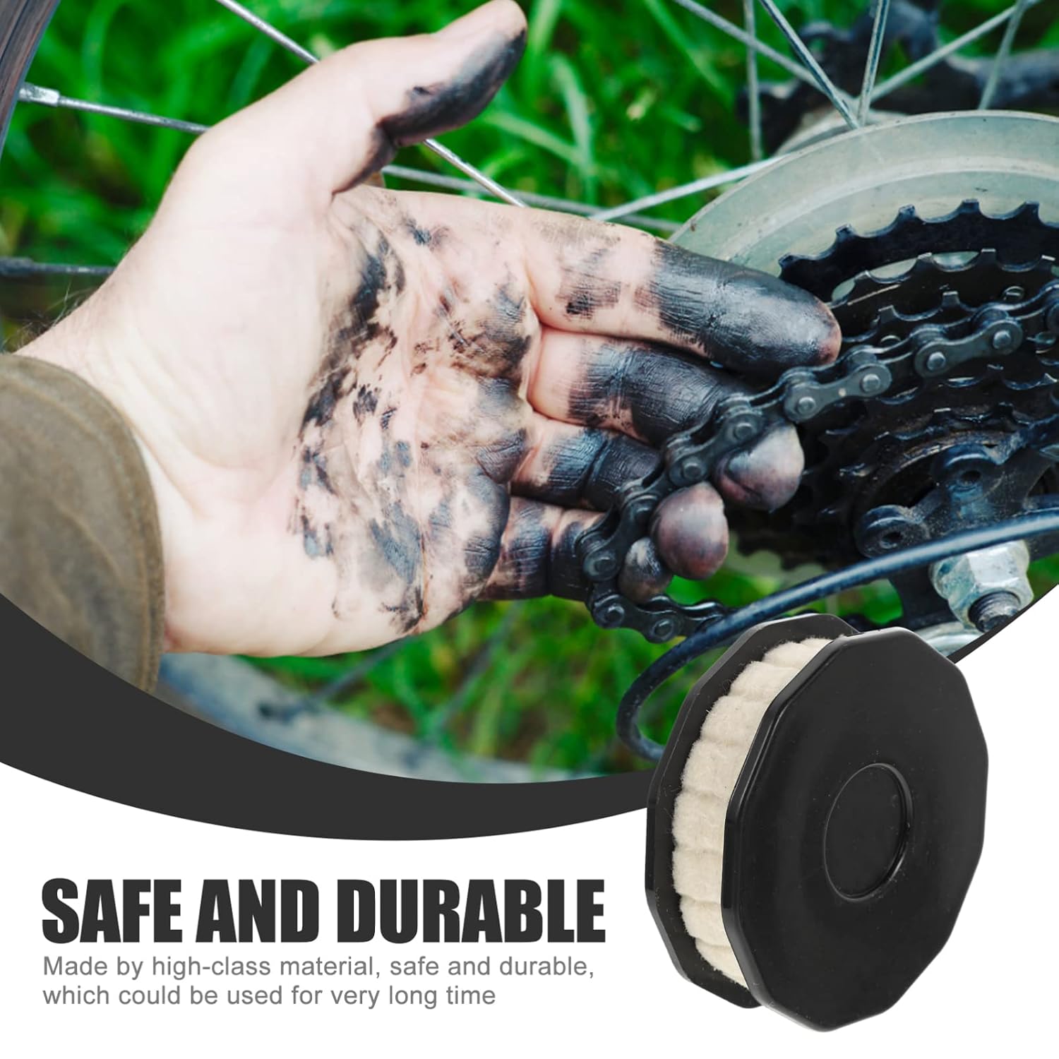 BESPORTBLE 2pcs Bike Chain Lubrication Tool Cycle Oiler for Road Lightweight Portable Design for Easy Maintenance Essential Accessory