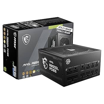 MSI MAG A850GF 電源ユニット 80PLUS GOLD MPG A850GF | Power Supply | Power Within Reach