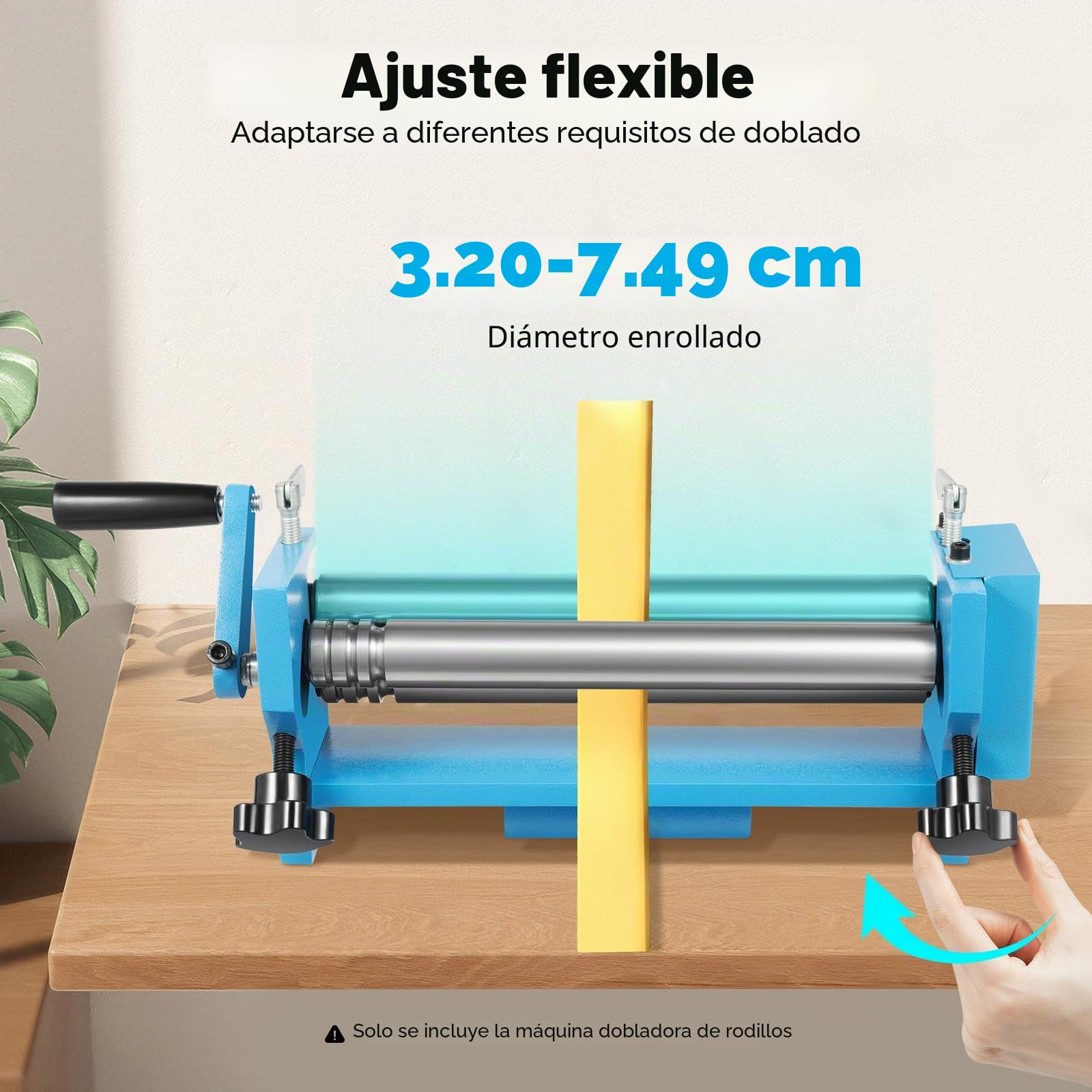 SJ 300 - Máquina dobladora de tubos (3 rodillos, para talleres de chapa de acero plano y redondo)