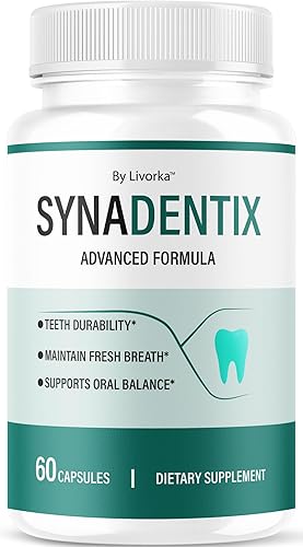 SynaDentix Cápsulas Píldoras oficiales de Syna Dentix avanzadas de apoyo para la salud bucal, suplemento de salud de las encías SynaDentix