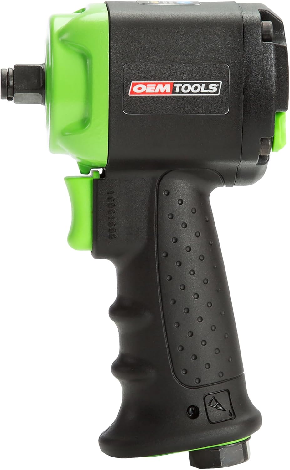 OEMTOOLS 24418 1/2 Inch Compact Air Impact Wrench, Green and Black