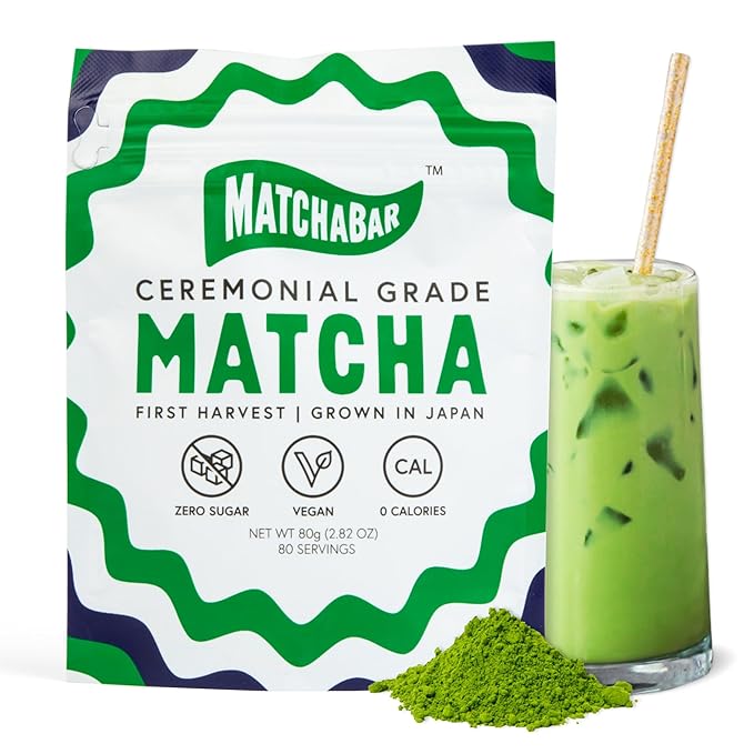Matchabar Ceremonial Japanese Matcha Powder (80g)