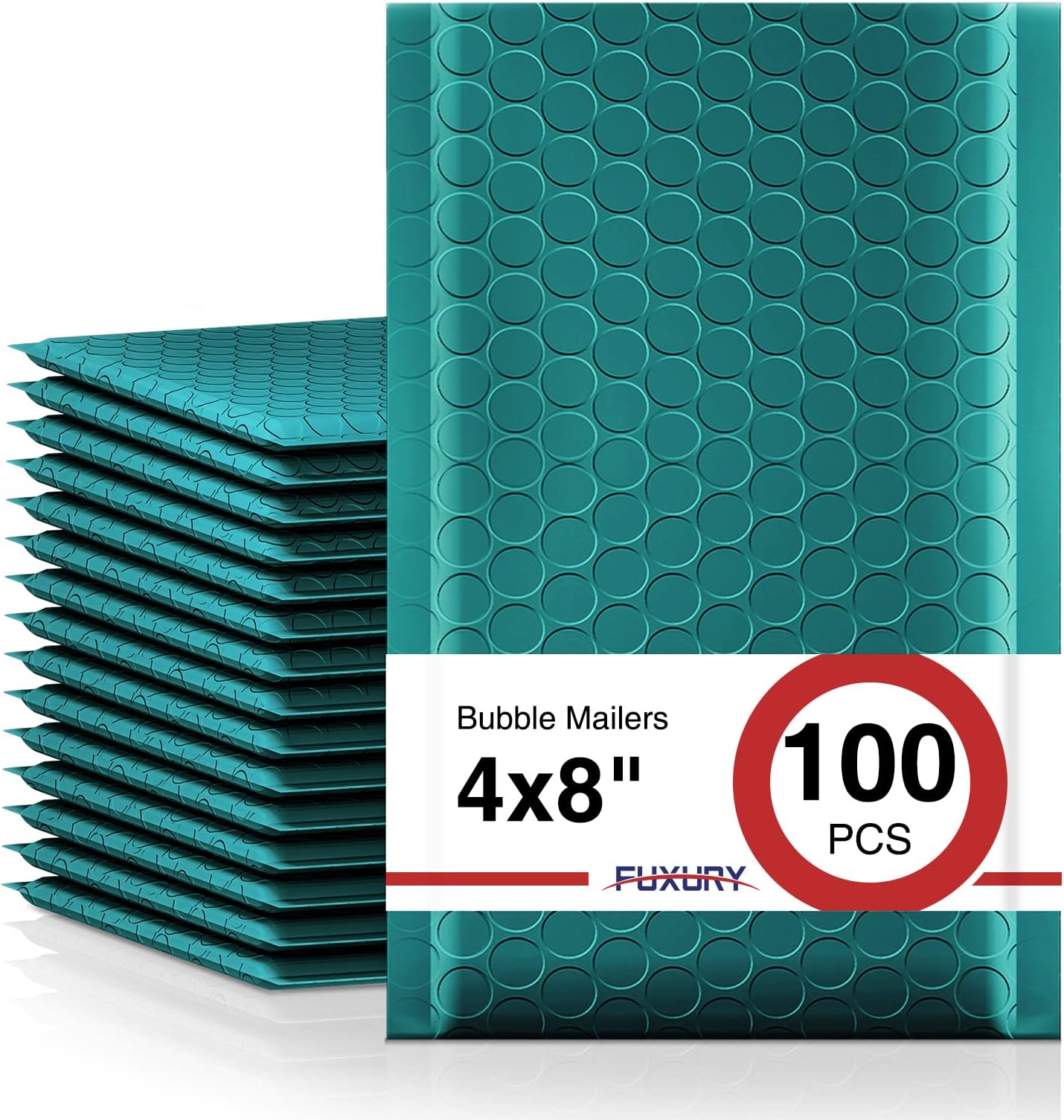 Cholemy 100 Pcs Christmas Kraft Bubble Mailer 4 x 8 Inch