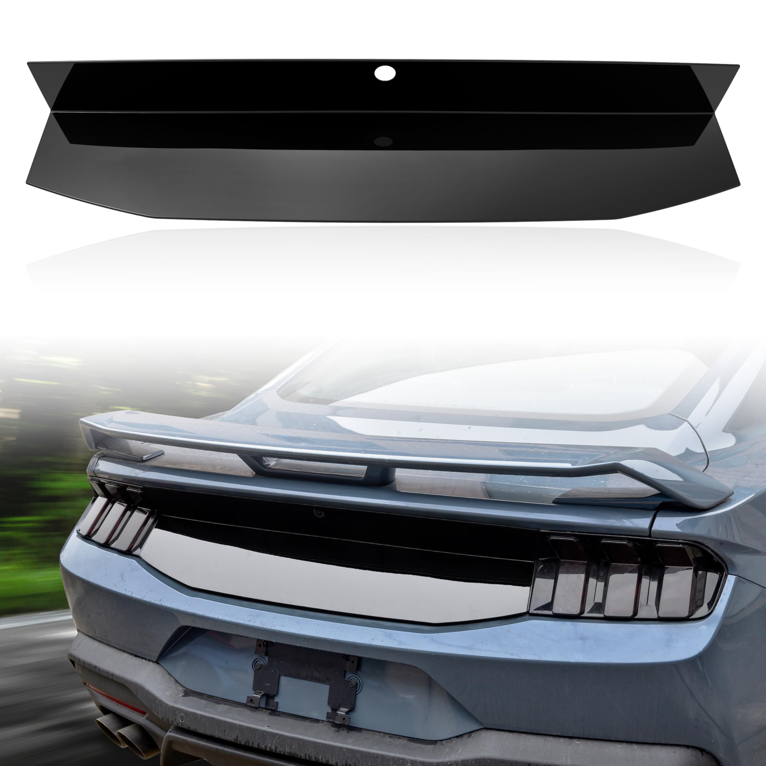 Rear Decklid Trim Panel for 2024 2025 Ford Mustang Accessories
