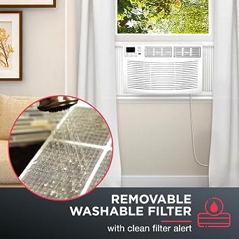 Amana 24,000 BTU Window-Mounted Air Conditioner with 3 Speed, White
