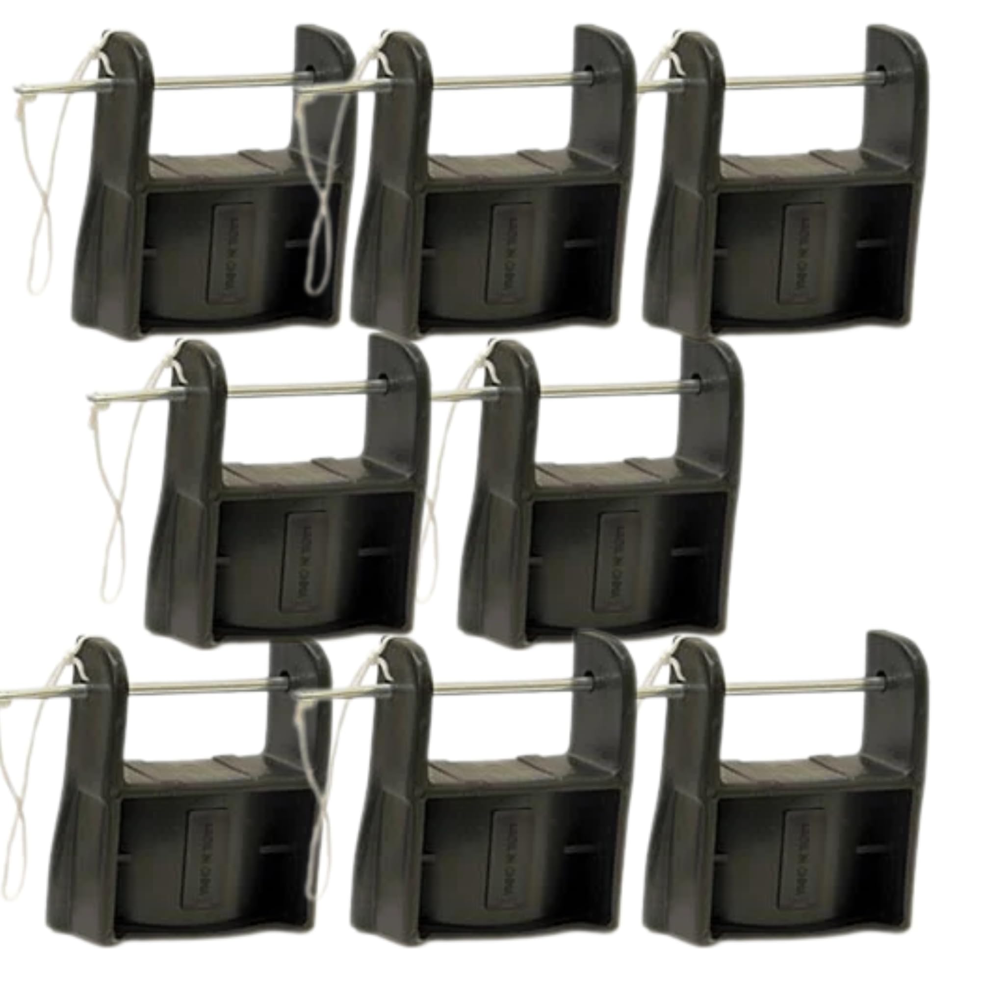 Jeffers Equine Plastic Training Jump Cups for Horses with Pins, Black – Heavy Duty Horse Jump Cups for Training, Arena Obstacles, Hunter Jumper, Equestrian Equipment, Riding Accessories, Pair, 4 Pack