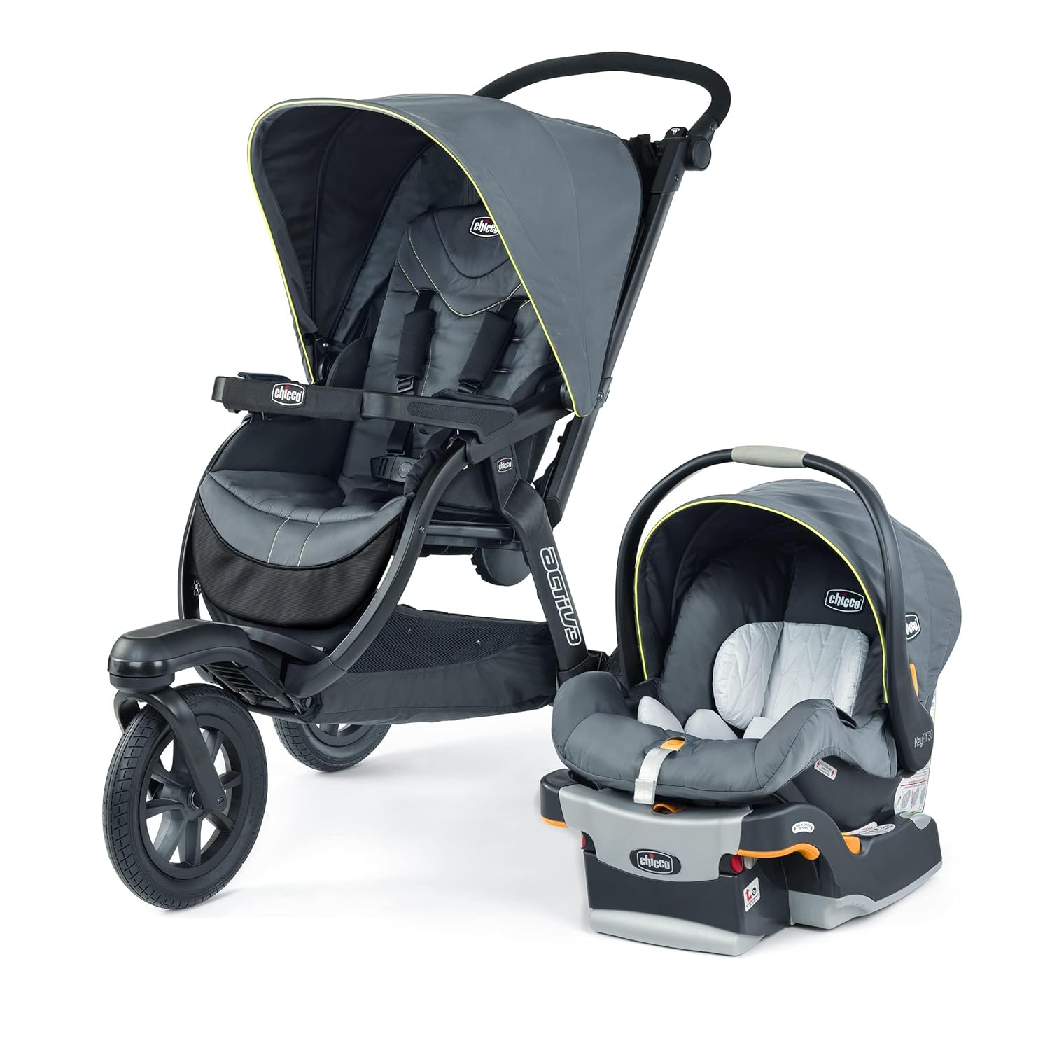 Activ3 Jogging Stroller Travel System, Includes KeyFit 30