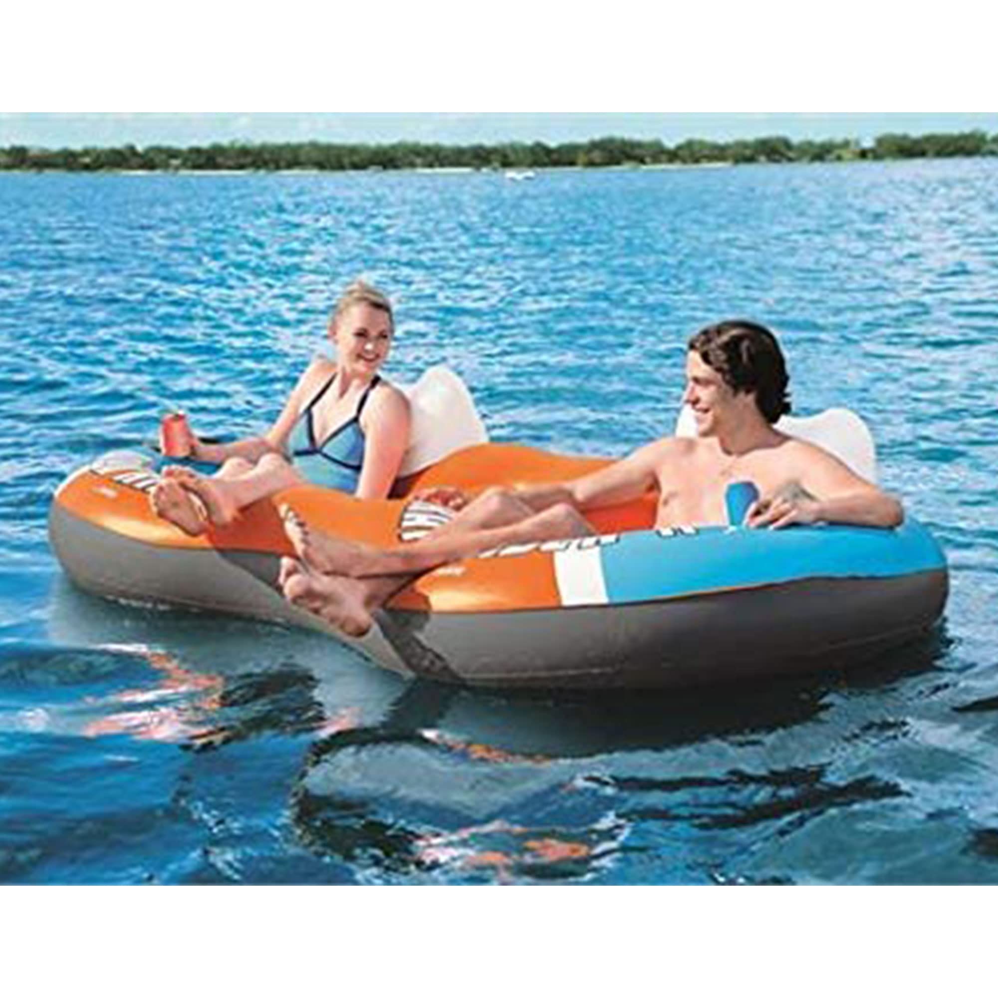 Amazon.com: Bestway CoolerZ X2 Two Person Rapid Rider Inflatable