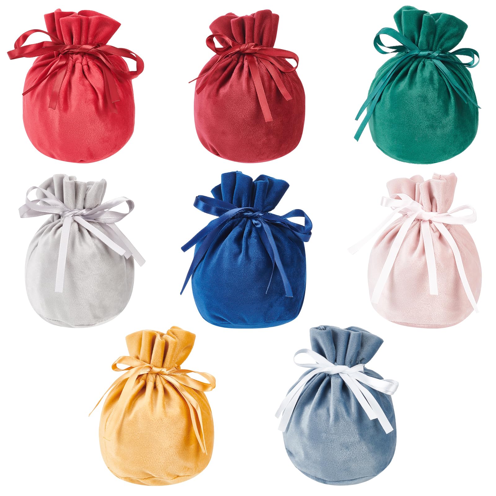 5 Pz/lotto Sacchetti Di Velluto Pacchetto Sacchetto Regalo Bordo - Foto 8