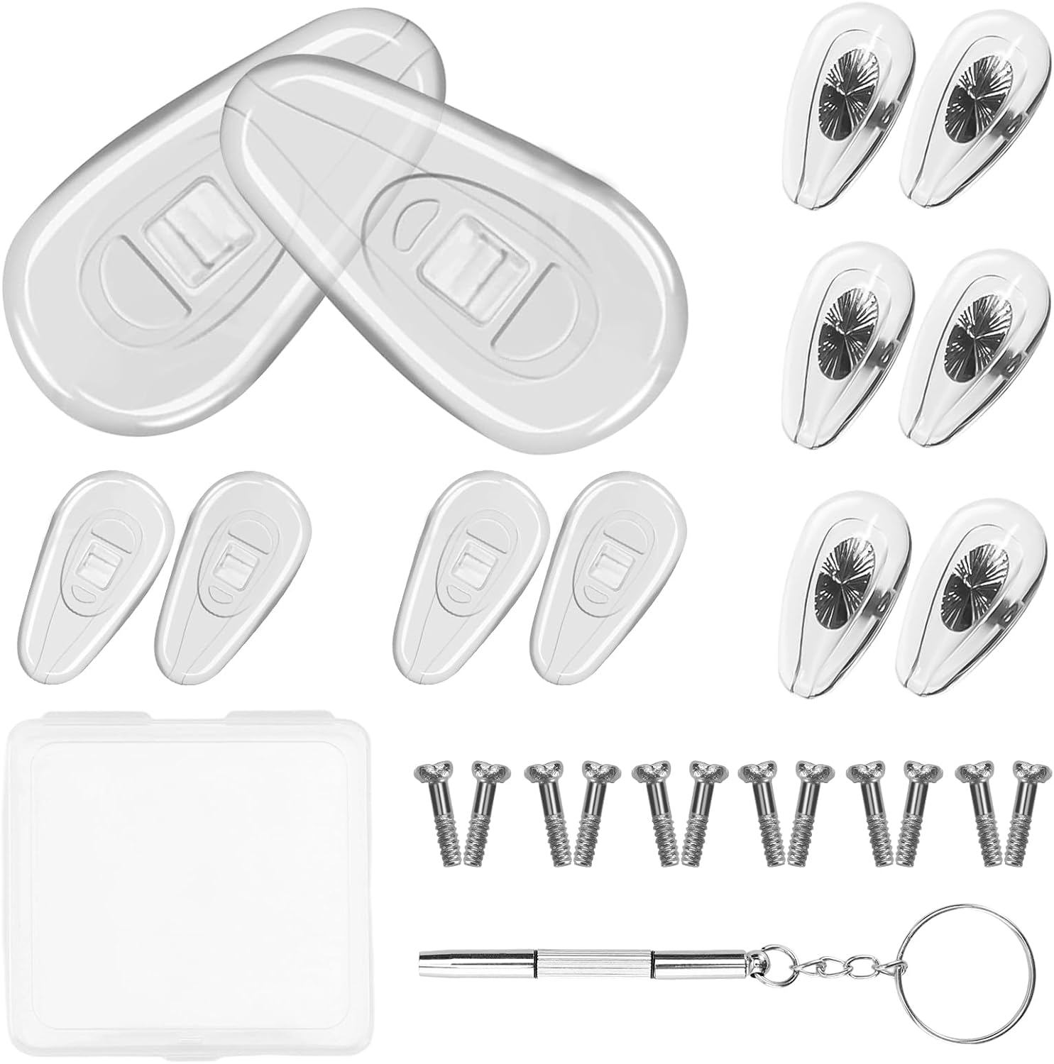 Eyeglass Nose Pads (6 Pairs), Eyeglass...