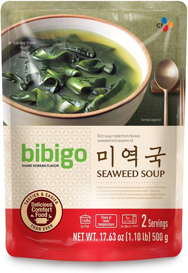 Korean Seaweed Soup, Miyeok-Guk, Ready-to-Eat, 17-ounce (1-Pack)