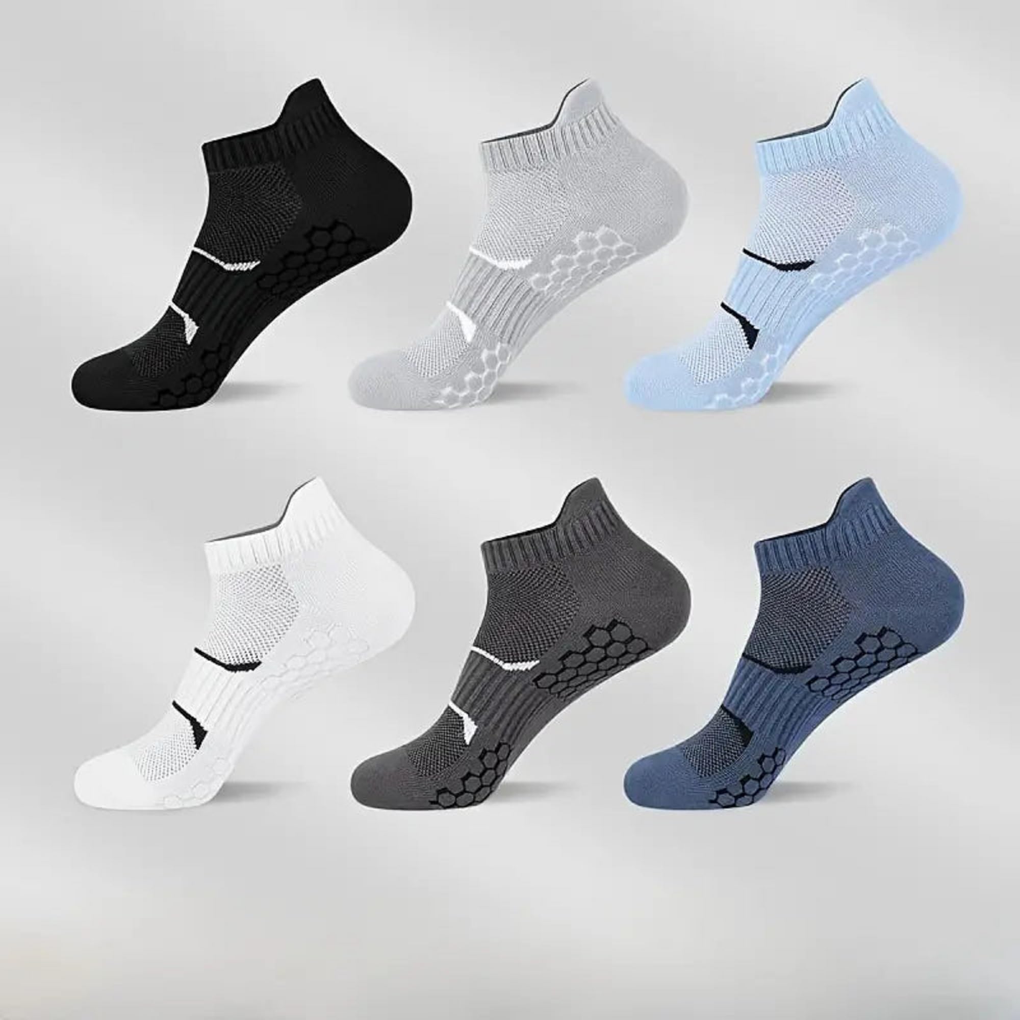 DIVUE Ankle Length Socks For Men And Women Free Size Pack of 6 | Made With Cotton Breathable, Anti Odour & Moisture Absorbent Combed cotton unisex Cute Multicolor design (Multi Color) - Image 9 thumbnail