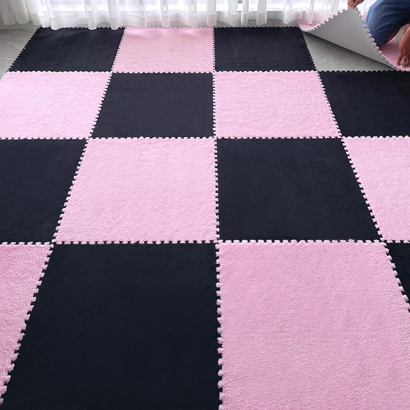 Tapis de sol en mousse anti-bruit dalles de jeu épaisses et moelleuses