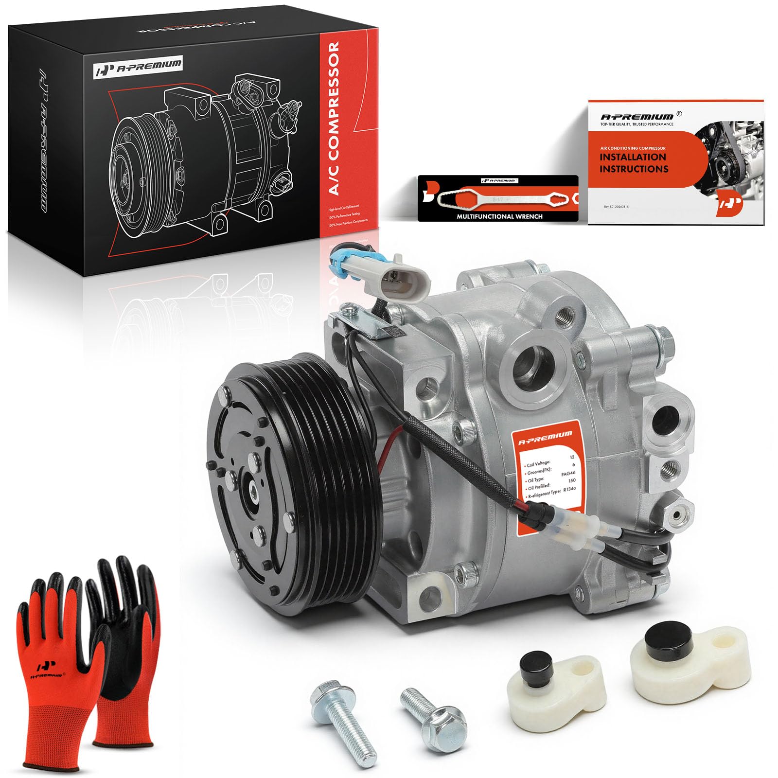 Amazon.com: A-Premium Air Conditioner AC Compressor with Clutch