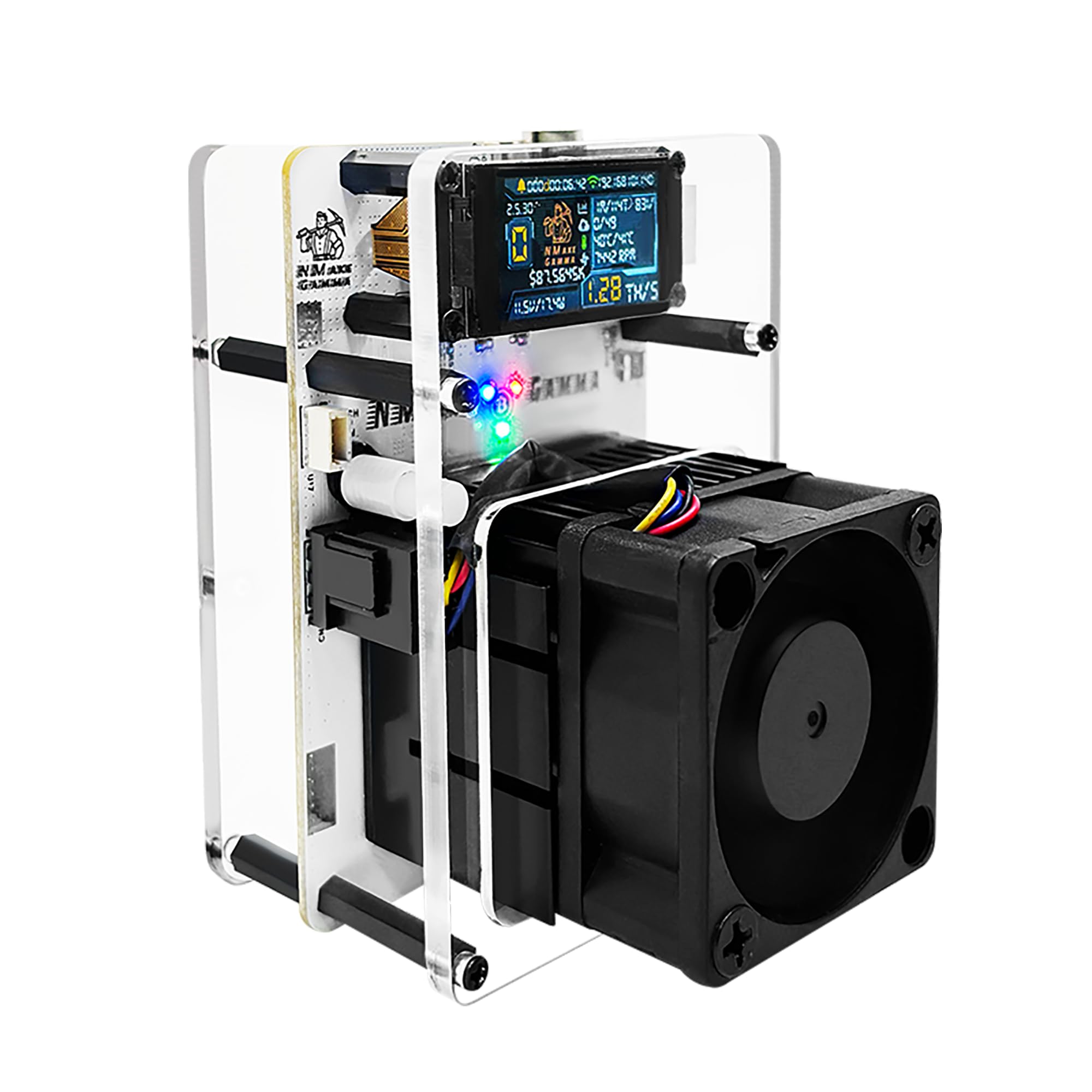 Amazon.com: NerdMiner NMAxe Gamma Bitaxe 601 BTC Miner Chip Opensource Solo  Bitcoin BM1370 ASIC Solo Lottery Miner 1.2TH/s with 1.14-inch Display Wi-Fi  BLE Support USB-PD (Normal Fan US Plug) : Electronics