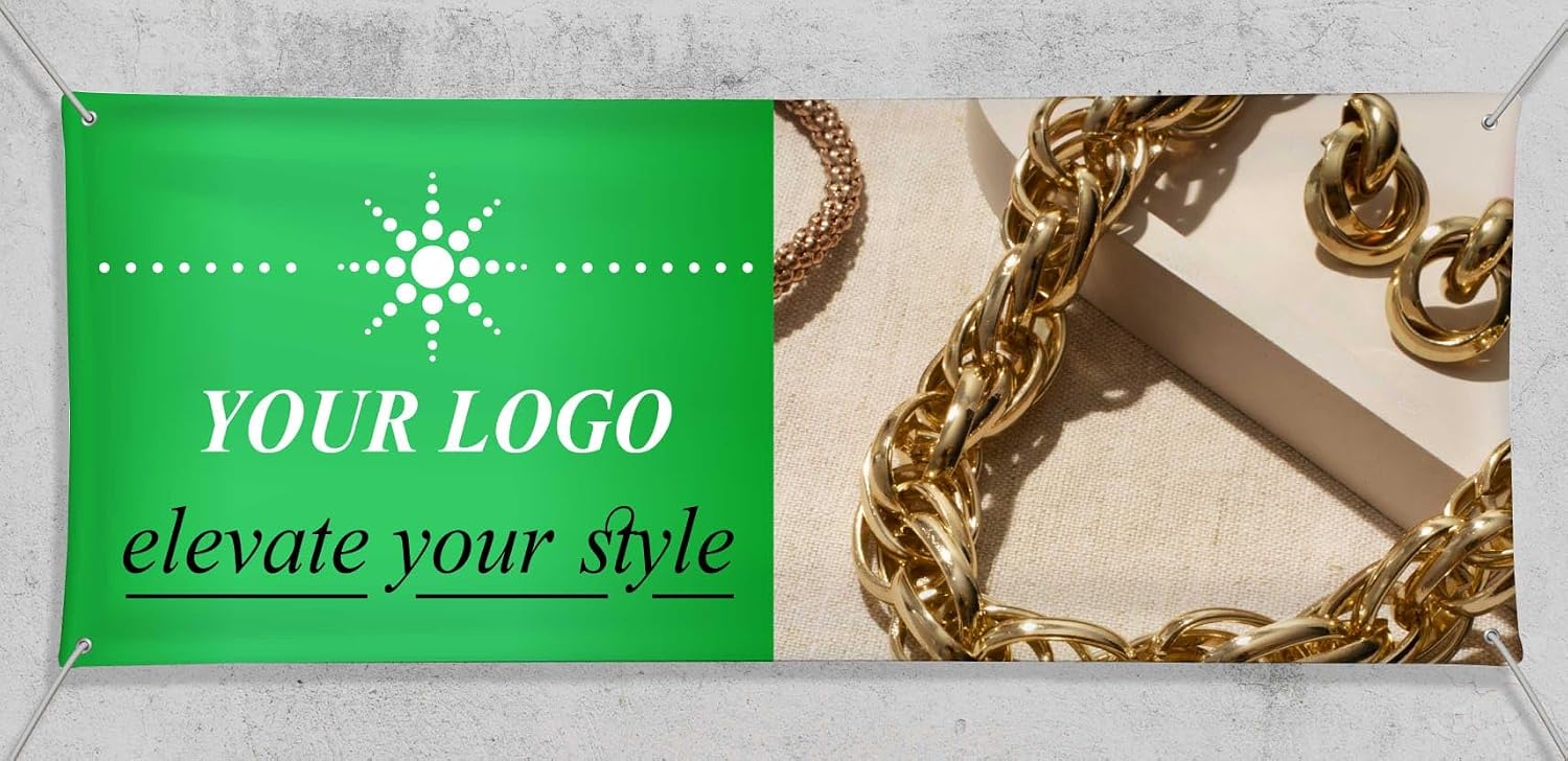 Customizable Vinyl Banner 3x12 - For Business, Graduation, Parties - Indoor & Outdoor Use - Full Color Personalized 13oz Sign with HD Printed Text and Photos