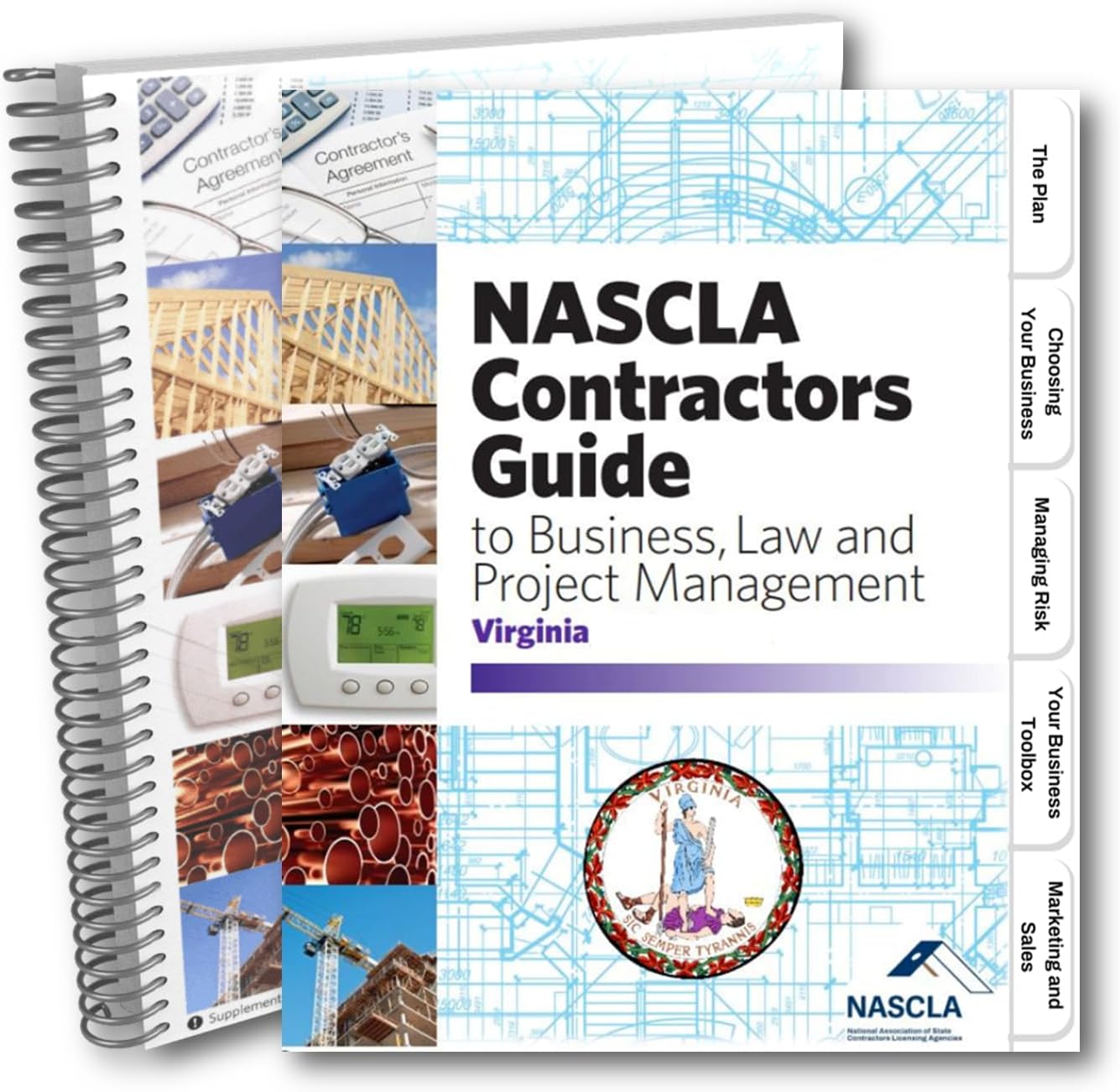 Tabs Bundle-Pretabbed to NASCLA Virginia 11th Edition Contractors Guide to Business, Law & Project Management