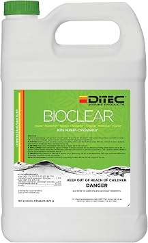 DITEC Bioclear, Marine Hard Surface Cleaner for Interior and Exterior Use, 1 Gallon