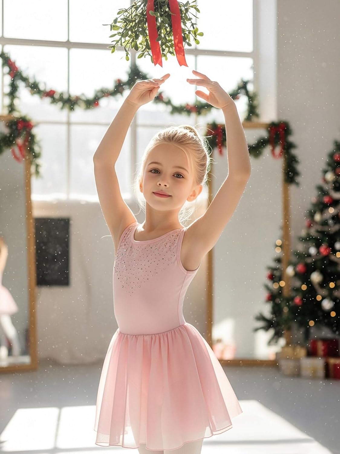 Tutu.kk Girls Dance Ballet Leotards Sleeveless Sparkly Dresses for Toddler Ballerina Dress Outfits - Image 3