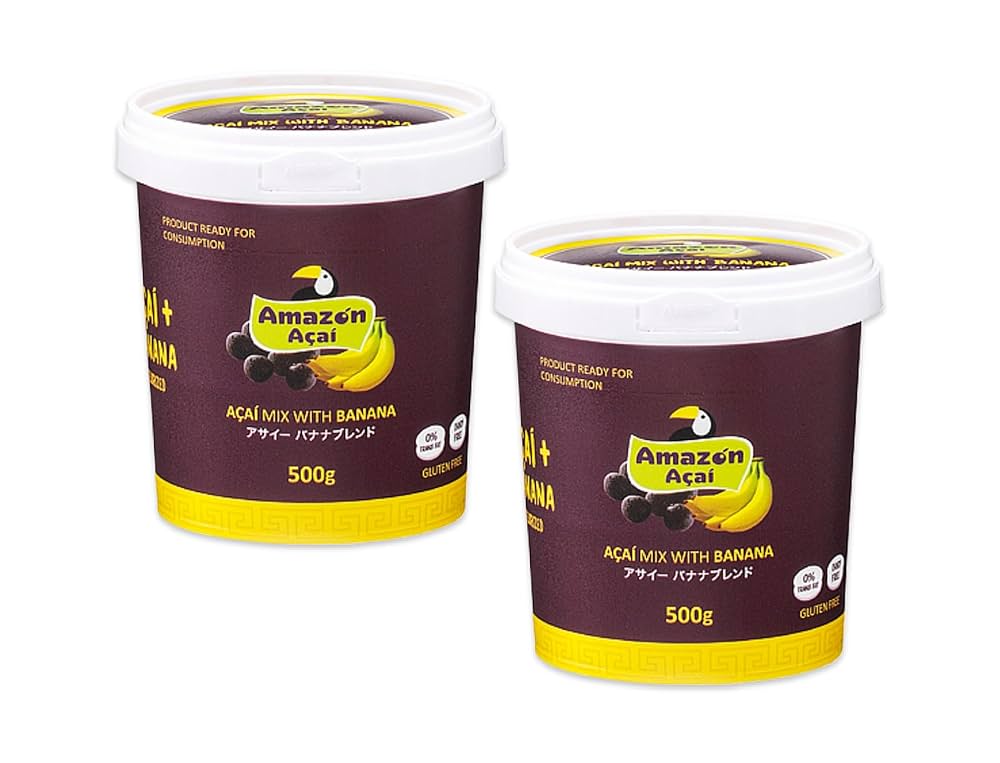 【送料込み】Amazon Acai アサイーバナナブレンド 500g×5個 Amazon | 業務スーパー アサイーバナナブレンド 500g 業スー