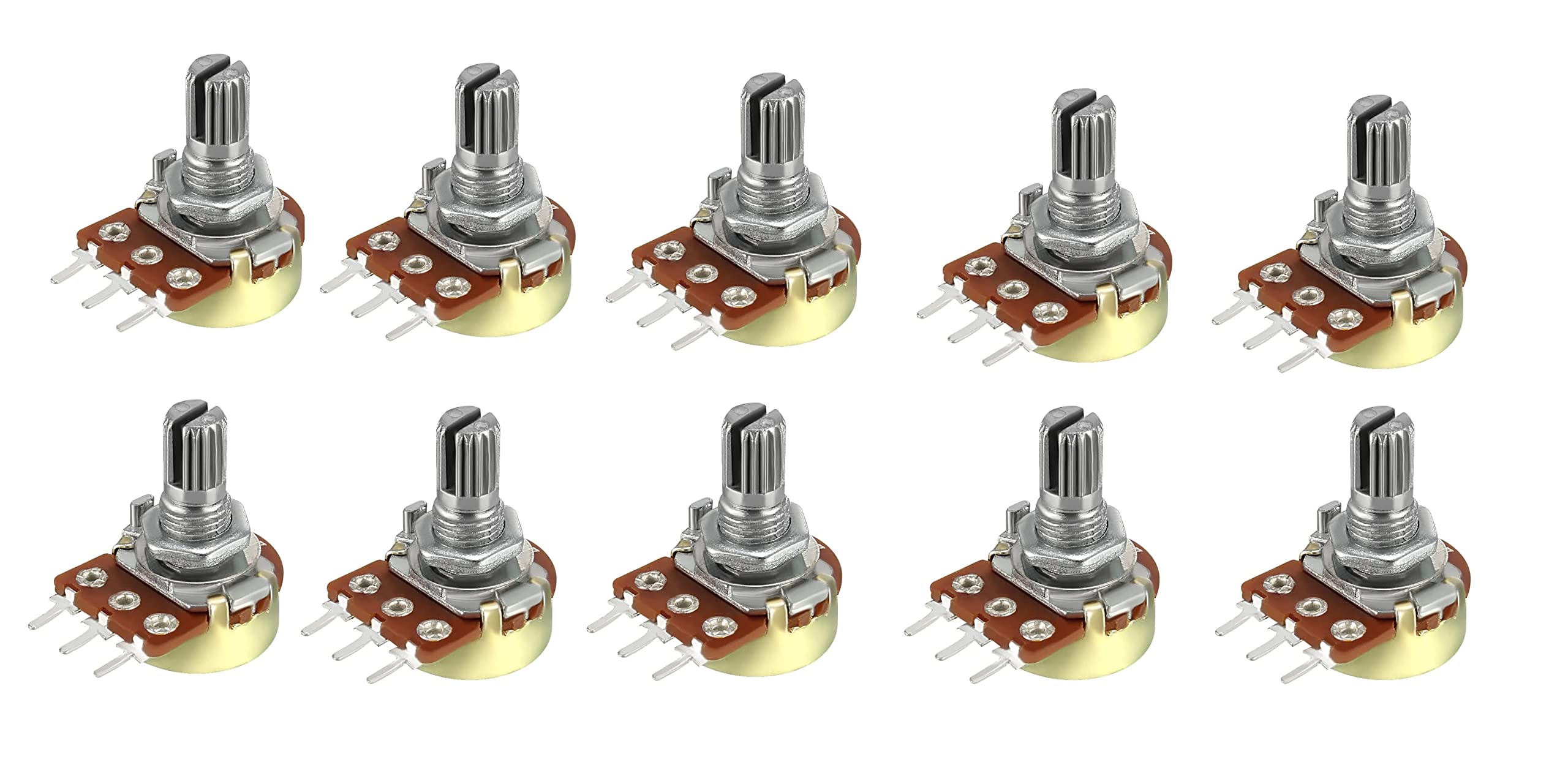 QBM 10K ohm Potentiometer, Single Variable Resistor (Round) (10) (B0BSVJTLCG) Amazon Price History, Amazon Price Tracker