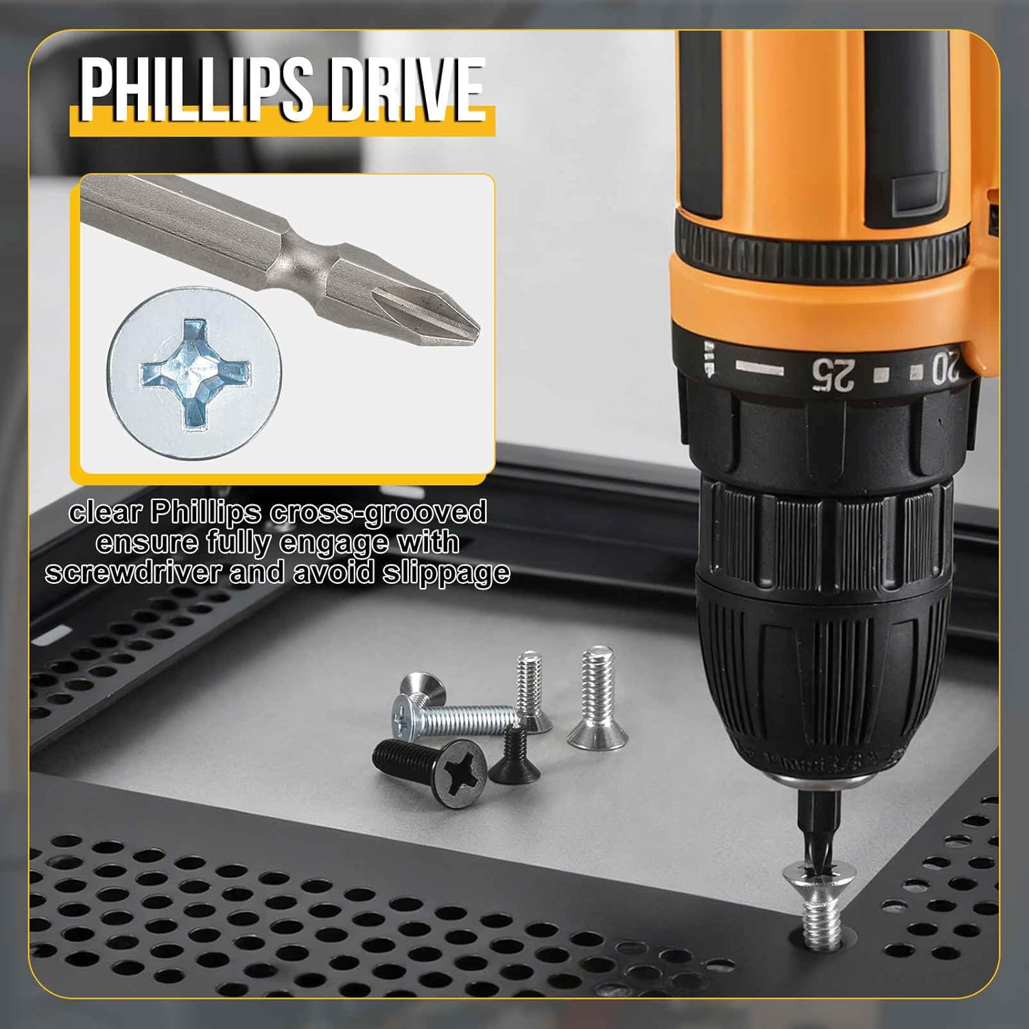 DTGN 1/4"-20x2 Flat Head Machine Screws - 100pcs - Good for Furniture and Machinery - Carbon Steel Phillips Machine Screws Bolts - Zinc Plated